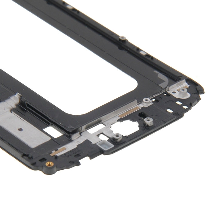 Para Galaxy S6 / G920F Carcasa frontal Marco LCD Placa de bisel