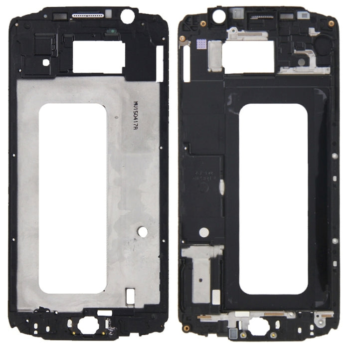 Para Galaxy S6 / G920F Carcasa frontal Marco LCD Placa de bisel