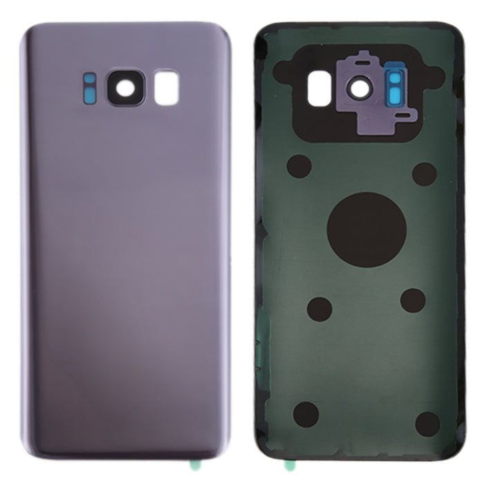 Para Galaxy S8+ / G955 Tapa trasera de batería con cubierta de lente de cámara y adhesivo
