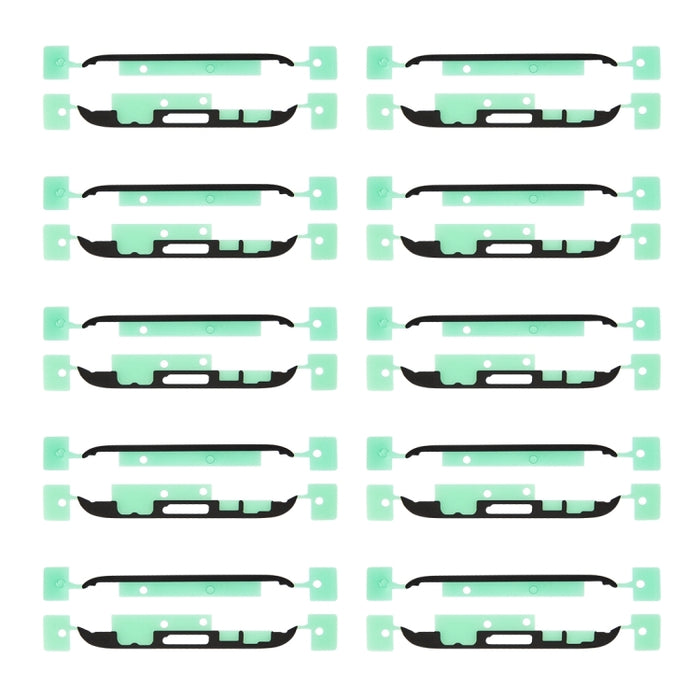Para Galaxy S8 10 piezas Adhesivo de carcasa frontal