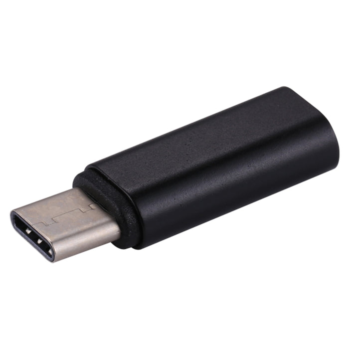 Adaptador de carcasa metálica de 8 pines hembra a USB-C/tipo-C macho