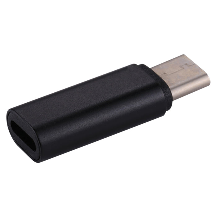 Adaptador de carcasa metálica de 8 pines hembra a USB-C/tipo-C macho