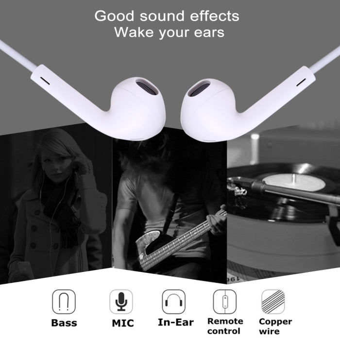 M27 Auriculares estéreo de graves dinámicos de 3,5 mm con micrófono