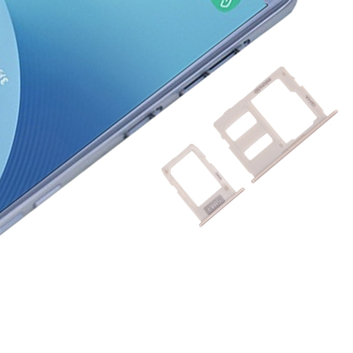 Bandeja Tarjeta SIM + Bandeja Tarjeta Micro SD para Galaxy J3 (2017) Single SIM / J330 & J5 (2017) Single SIM / J530 & J7 (2017) Single SIM / J730