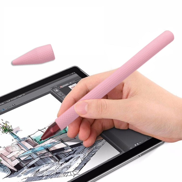 Funda protectora de gel de sílice con lápiz óptico para Microsoft Surface Pro 5/6