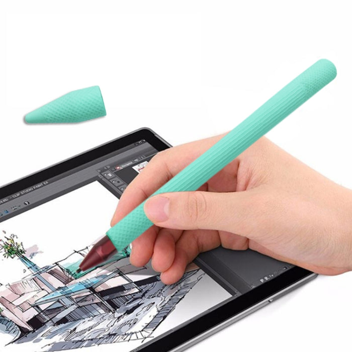 Funda protectora de gel de sílice con lápiz óptico para Microsoft Surface Pro 5/6