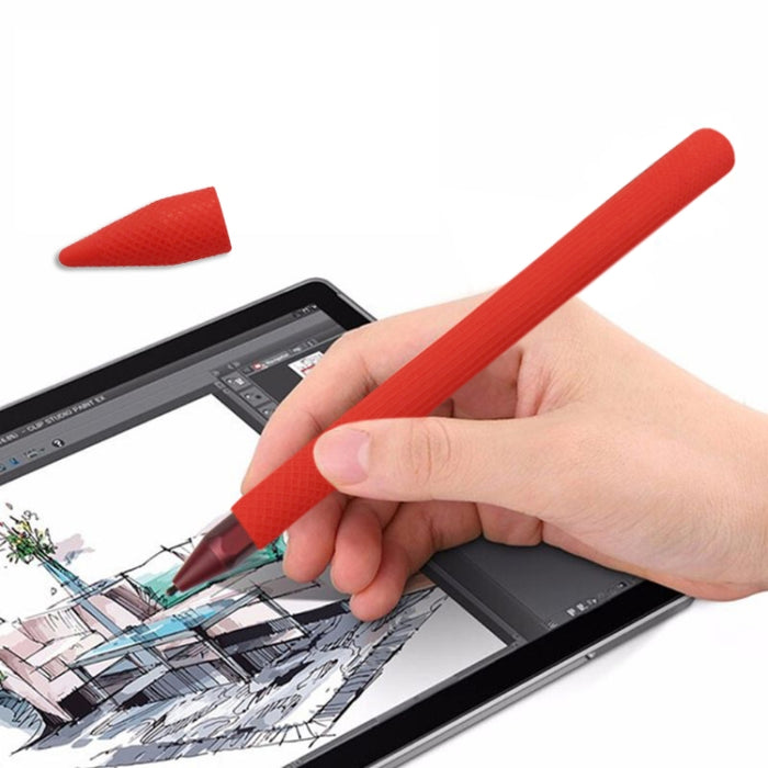 Funda protectora de gel de sílice con lápiz óptico para Microsoft Surface Pro 5/6