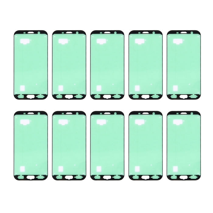 Para Galaxy A7 (2017) / A720 10 piezas Adhesivo de carcasa frontal