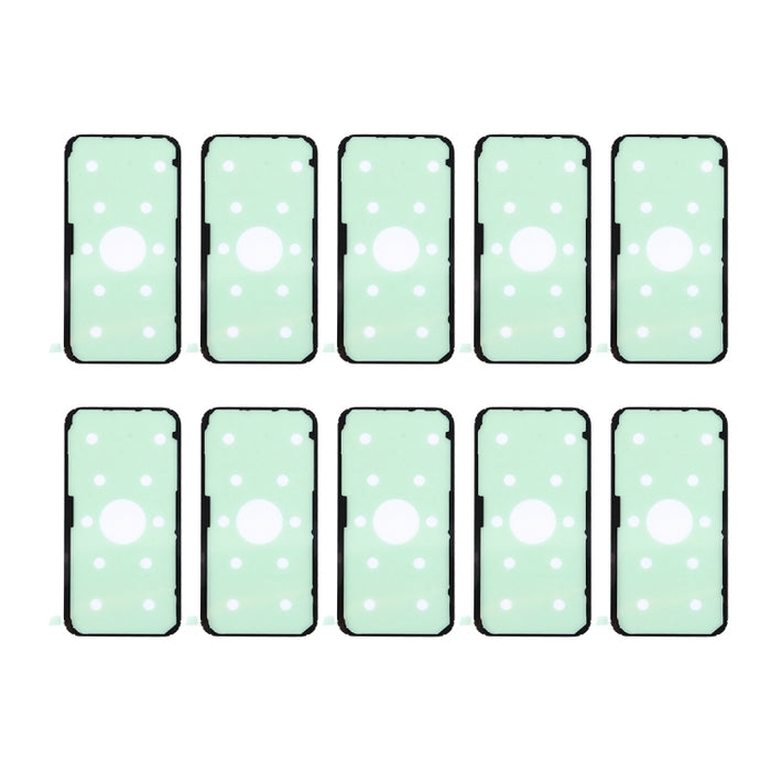Para Galaxy A7 (2017) / A720 10 piezas Adhesivo de cubierta trasera de carcasa trasera