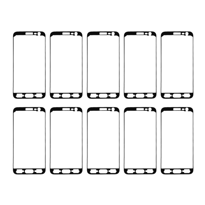 Para Galaxy J3 (2016) / J320 10 piezas Adhesivo de carcasa frontal