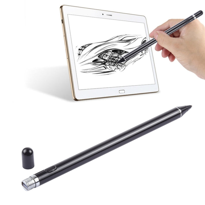 Lápiz óptico capacitivo para pantalla táctil, recargable, universal, largo, con punta de metal superfina de 2,3 mm, para iPhone, iPad, Samsung y otros teléfonos inteligentes o tabletas con pantalla táctil capacitiva
