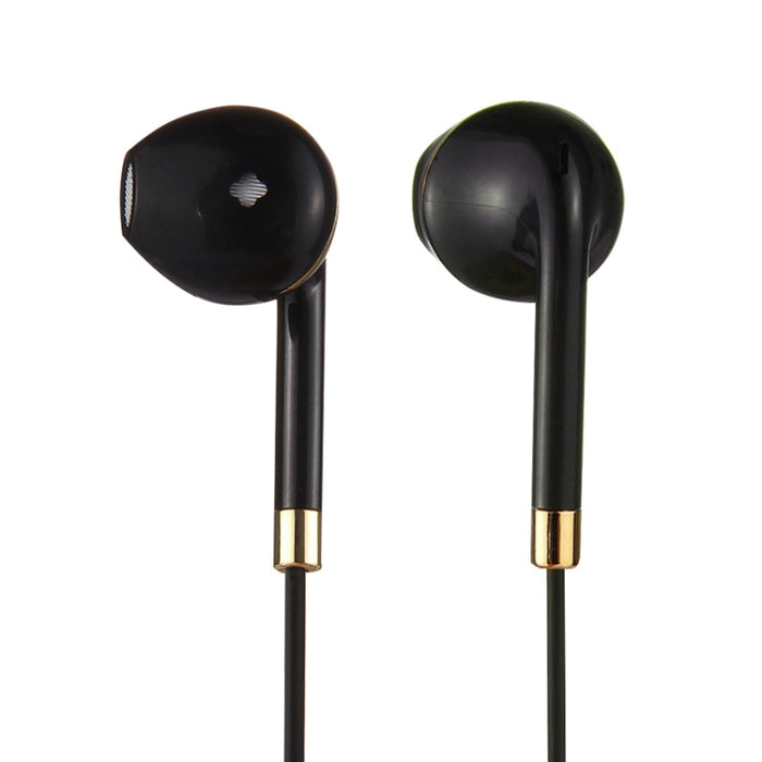 Auricular interno de 3,5 mm con cuerpo de alambre negro con control de línea y micrófono para iPhone, Galaxy, Huawei, Xiaomi, LG, HTC y otros teléfonos inteligentes