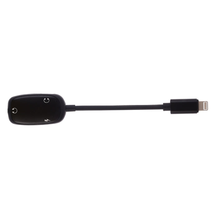 Interfaz de carga de 8 pines a 8 pines + Interfaz de auriculares de 8 pines + Adaptador de auriculares de interfaz de audio de 3,5 mm