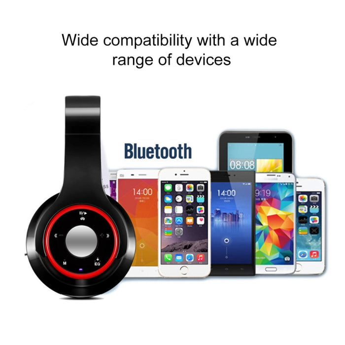 SG-8 Bluetooth 4.0 + EDR Auriculares inalámbricos sobre la oreja Tarjeta TF Radio FM Auriculares de música estéreo con micrófono