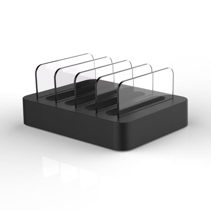 45W PD USB-C / Type-C + 18W PD USB-C / Type-C + 18W QC 3.0 USB + Puertos USB Cargador inteligente con bisel desmontable, enchufe para Reino Unido