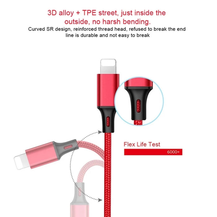 Para iPhone / Apple Watch 3 en 1 8 pines + Type-C / USB-C + Cable de carga multifunción con base de carga magnética, Longitud: 1 m