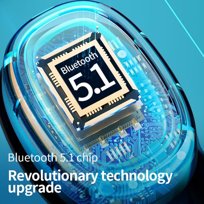 C1 Bluetooth 5.0 TWS Pantalla digital poligonal táctil Auricular Bluetooth inalámbrico verdadero con caja de carga
