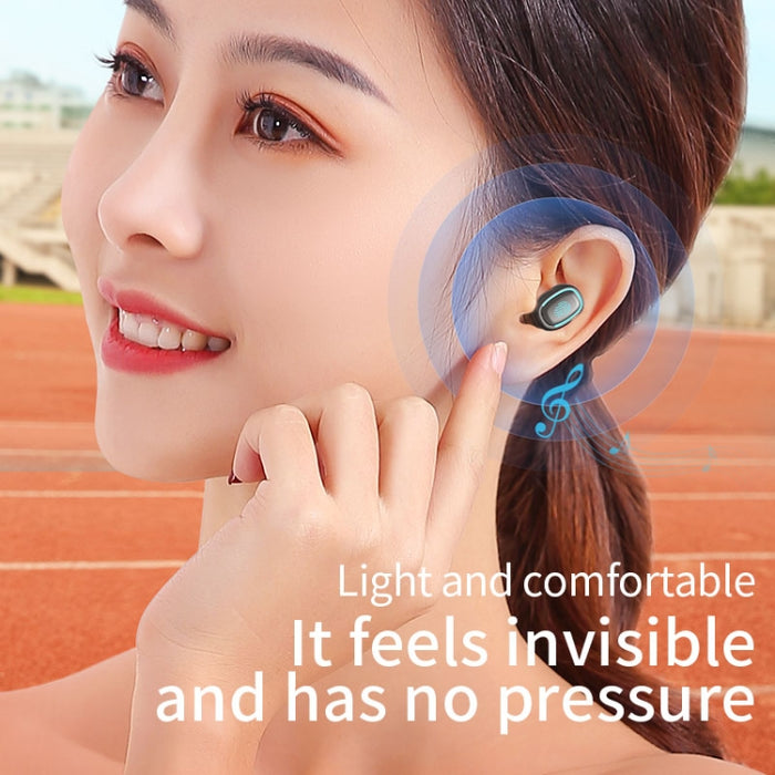 C1 Bluetooth 5.0 TWS Pantalla digital poligonal táctil Auricular Bluetooth inalámbrico verdadero con caja de carga