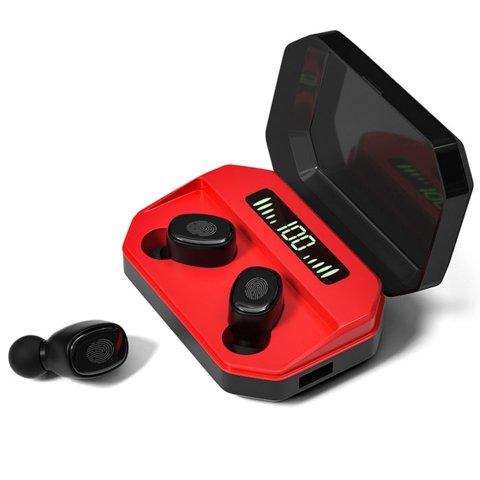 M8 Bluetooth 5.0 TWS Pantalla digital táctil Auricular Bluetooth inalámbrico verdadero con caja de carga