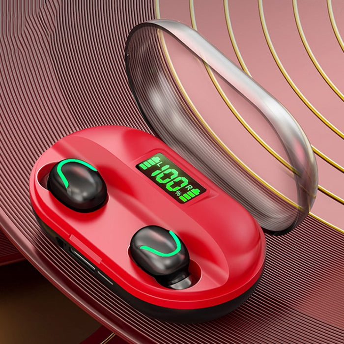 T2 Bluetooth 5.0 TWS pantalla digital táctil verdadero auricular inalámbrico Bluetooth con caja de carga