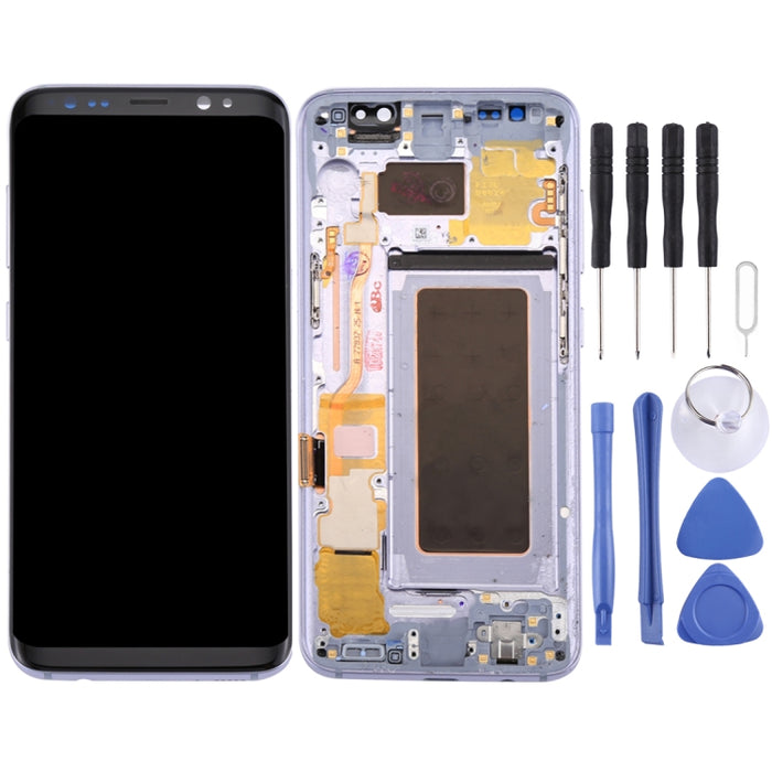 Pantalla LCD Original + Panel Táctil Original con Marco para Galaxy S8 / G950 / G950F / G950FD / G950U / G950A / G950P / G950T / G950V / G950R4 / G950W / G9500