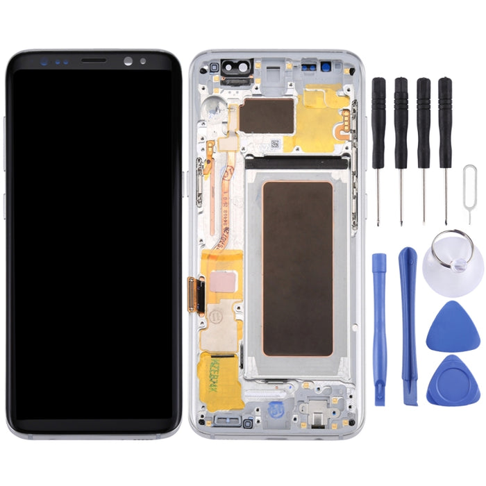 Pantalla LCD Original + Panel Táctil Original con Marco para Galaxy S8 / G950 / G950F / G950FD / G950U / G950A / G950P / G950T / G950V / G950R4 / G950W / G9500