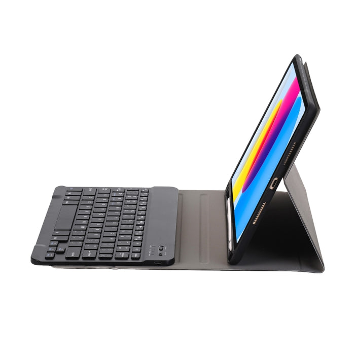 Para iPad 10. ª generación 10,9 2022 A10B textura de piel de cordero teclado Bluetooth ultrafino Funda de cuero para tableta con ranura para bolígrafo