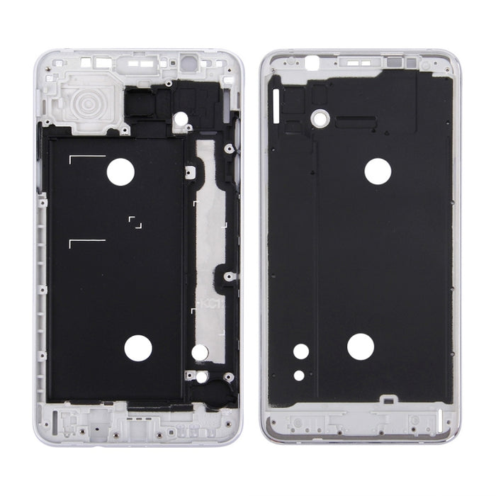 Para Galaxy J7 (2016) / J710 Placa de bisel de marco LCD de carcasa frontal