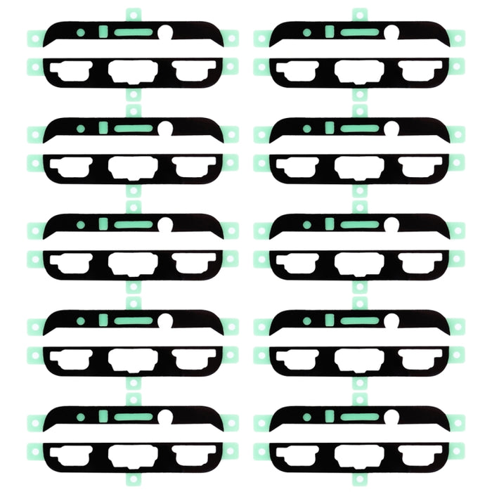 Para Galaxy C5 Pro / C5010 10 piezas Adhesivo de carcasa frontal