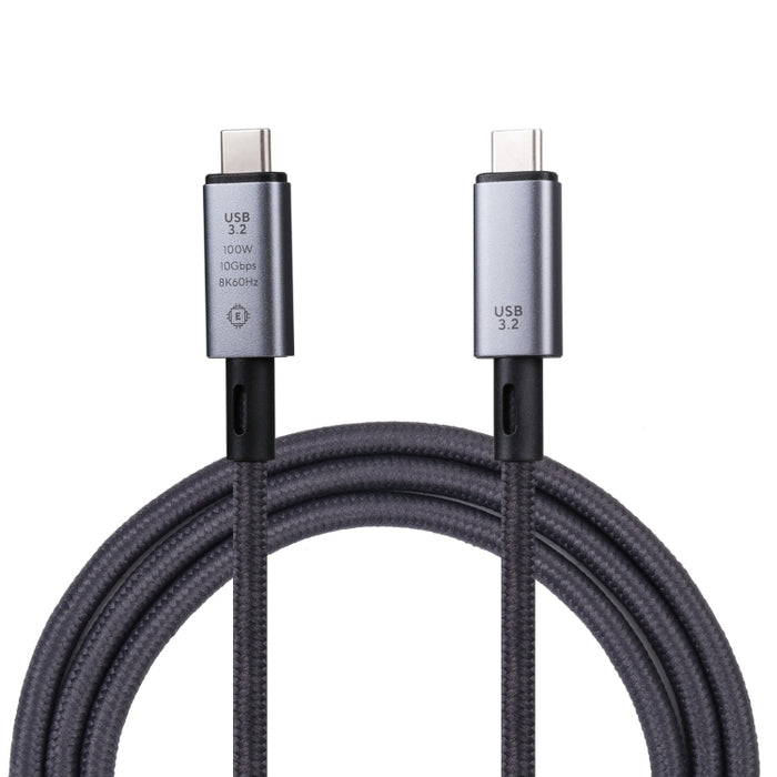 Cable de vídeo USB-C/Type-C de 10 Gbps 8K a USB-C/Type-C compatible con USB 3.2, longitud: 1 m