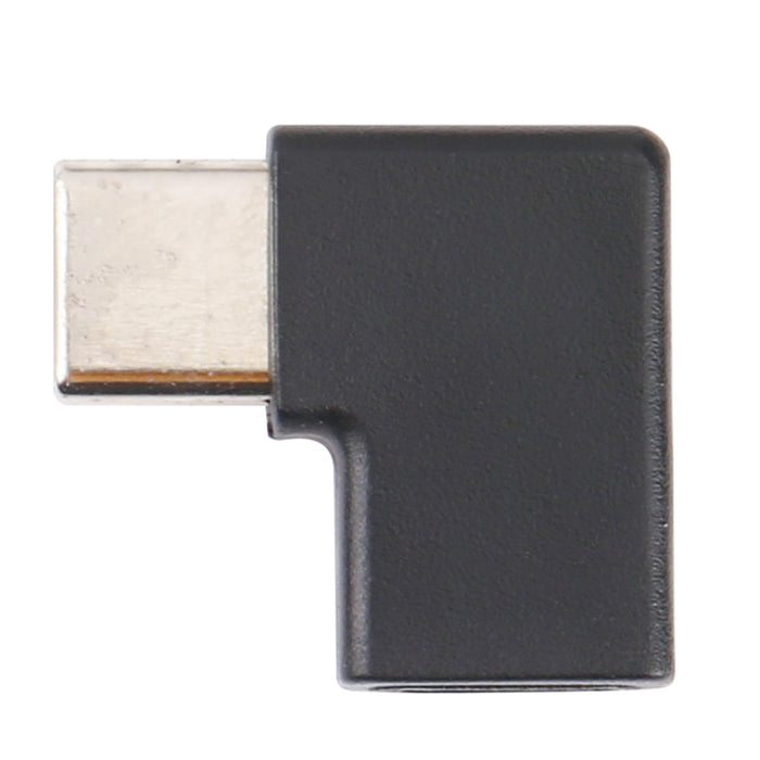 Adaptador de carga de codo USB-C / Type-C macho a hembra de 8 pines