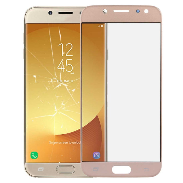 Para Galaxy J7 (2017) / J730 Lente de cristal exterior de pantalla frontal