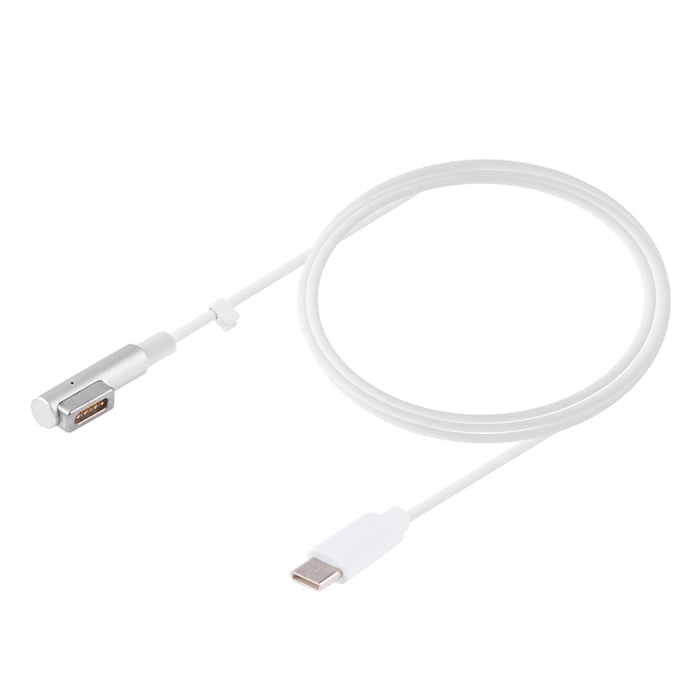 Cable de datos de carga macho USB-C / Type-C macho a MagSafe 1 (L-Lip) de 5 pines para MacBook