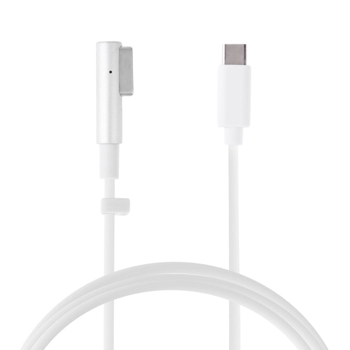 Cable de datos de carga macho USB-C / Type-C macho a MagSafe 1 (L-Lip) de 5 pines para MacBook