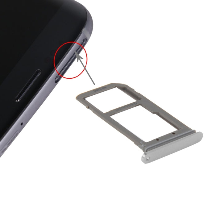 Para Galaxy S7 Edge / G935 Bandeja de tarjeta SIM y bandeja de tarjeta Micro SD