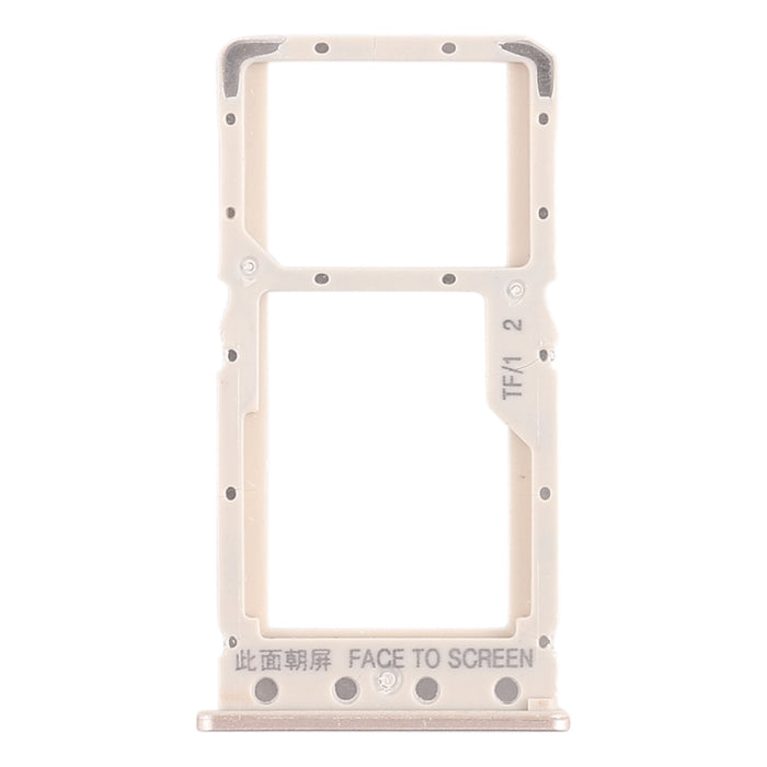 Bandeja Tarjeta SIM + Bandeja Tarjeta SIM / Bandeja Tarjeta Micro SD para Xiaomi Redmi 6 / Redmi 6A, For Redmi 6, For Xiaomi Redmi 6