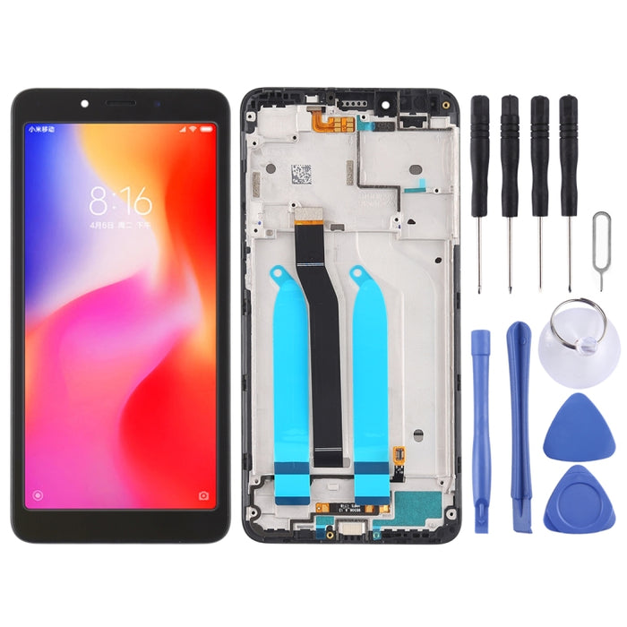 Pantalla LCD y Digitalizador Asamblea Completa con Marco para Xiaomi Redmi 6A / Redmi 6, For Xiaomi Redmi 6A / Redmi 6, For Redmi 6A / Redmi 6