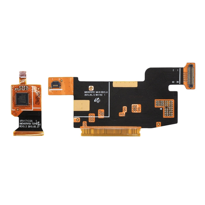 Para Galaxy J2 / J200 y J3 / J300 y J5 / J500 Un par de cables flexibles de conector LCD