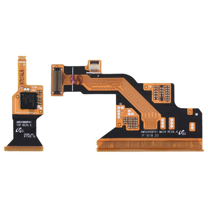 Para Galaxy S4 / I9500 / I9505 Un par de cables flexibles con conector LCD