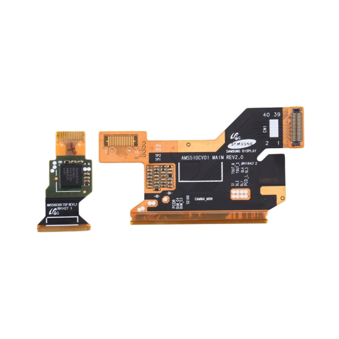 Para Galaxy S5 / G900H / G900F Un par de cables flexibles con conector LCD