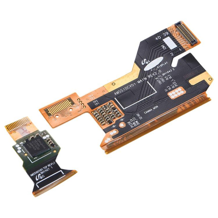 Para Galaxy S5 / G900H / G900F Un par de cables flexibles con conector LCD