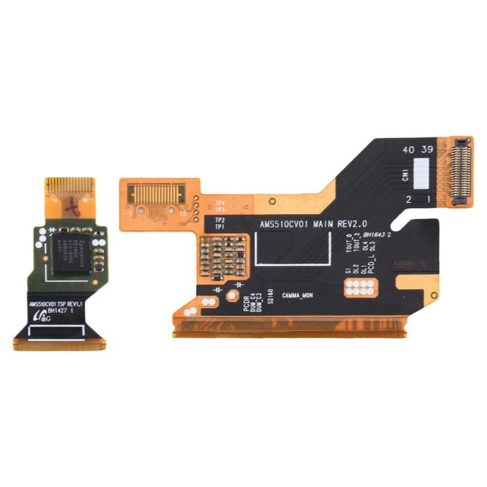 Para Galaxy S5 / G900H / G900F Un par de cables flexibles con conector LCD