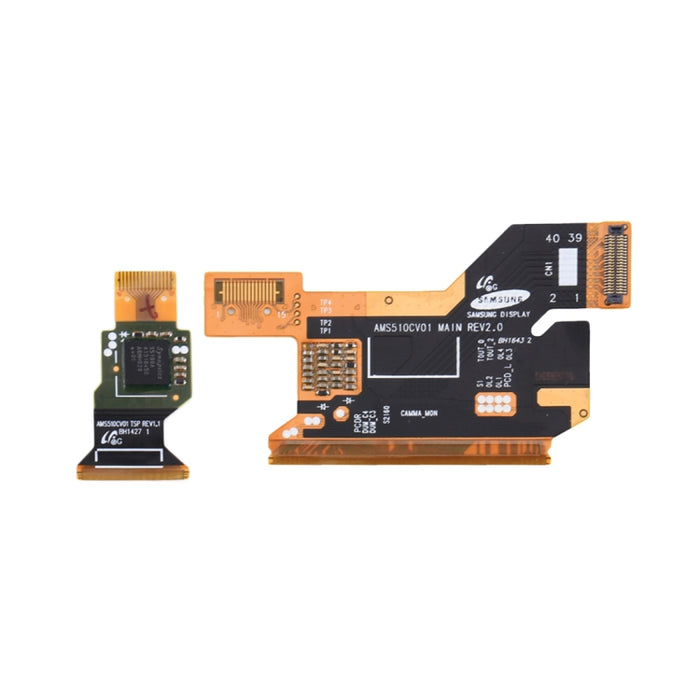 Para Galaxy S5 / G900H / G900F Un par de cables flexibles con conector LCD