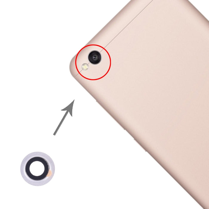 Cubierta de lente de cámara de 10 piezas para Xiaomi Redmi 4A, For Redmi 4A