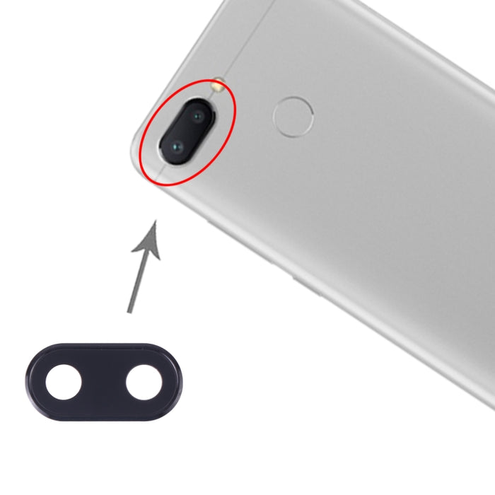 Cubierta de lente de cámara de 10 piezas para Xiaomi Redmi 6A, For Redmi 6A