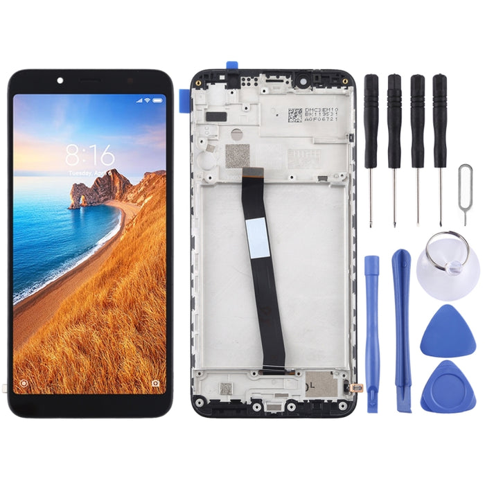 Pantalla LCD y digitalizador de montaje completo con marco para Xiaomi Redmi 7A, For Xiaomi Redmi 7A