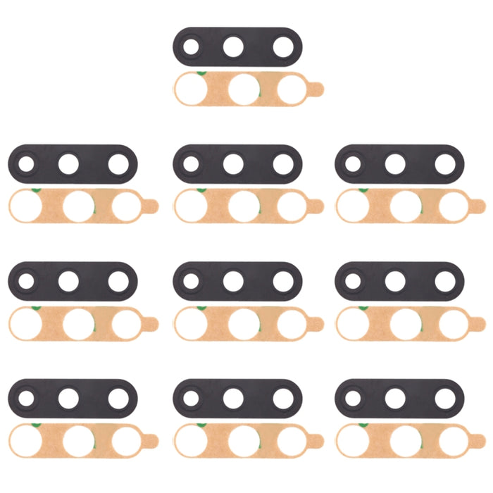 Lente de cámara trasera de 10 piezas para Xiaomi Mi CC9, For Xiaomi Mi CC9