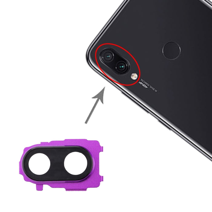 Bisel de cámara trasera para Xiaomi Redmi Note 7 Pro / Redmi Note 7, For Redmi Note 7 Pro, For Redmi Note 7 Pro(Purple)