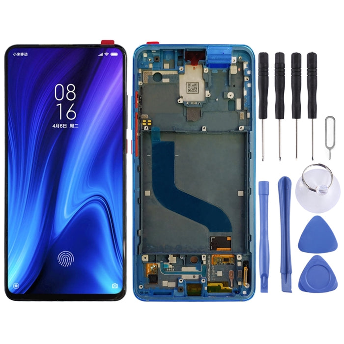 Pantalla LCD de material OLED y ensamblaje completo del digitalizador con marco para Xiaomi Redmi K20 / Redmi K20 Pro / 9T Pro, For Xiaomi K20 / K20 Pro, For Xiaomi Mi K20, For Mi K20