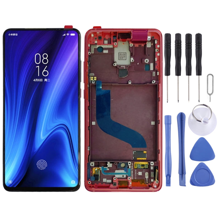 Pantalla LCD de material OLED y ensamblaje completo del digitalizador con marco para Xiaomi Redmi K20 / Redmi K20 Pro / 9T Pro, For Xiaomi K20 / K20 Pro, For Xiaomi Mi K20, For Mi K20